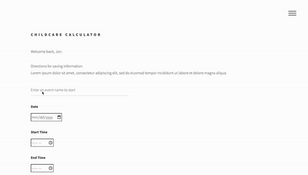 Calculator application